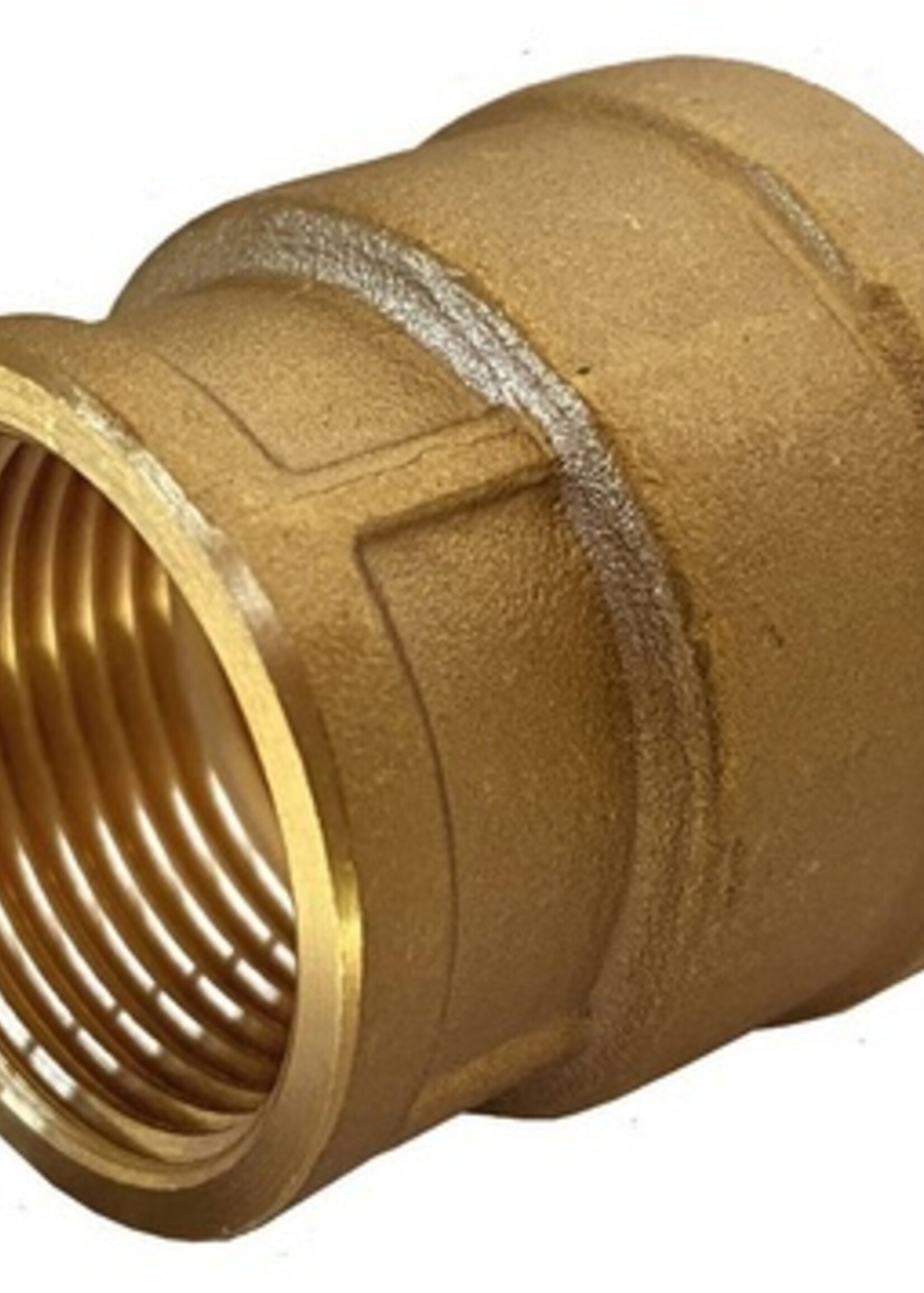 ECO BRASS THREADED FITTING REDUCING SLEEVE 3/4"-1/2"FF