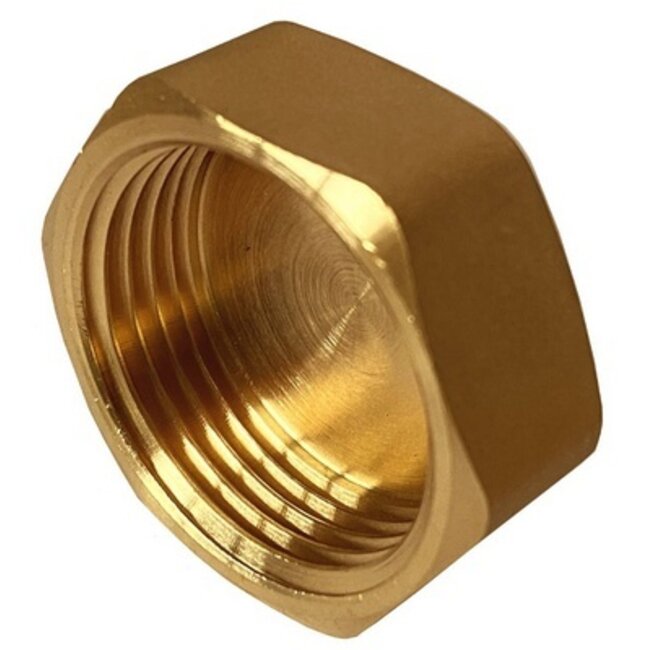 ECO MESSING DRAADFITTING KAP 4/4"F