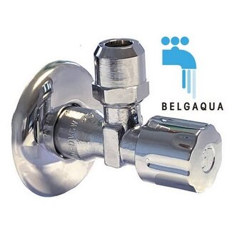 HOEKSTOPKRAAN DRAAIKNOP 1/2"M X 10 BELGAQUA