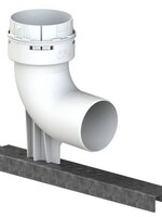 CoxDENS® shaft bend with support in 80 mm