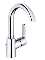 RIMINI WASTAFELKRAAN ZWENKBAAR 1/2" CHROOM