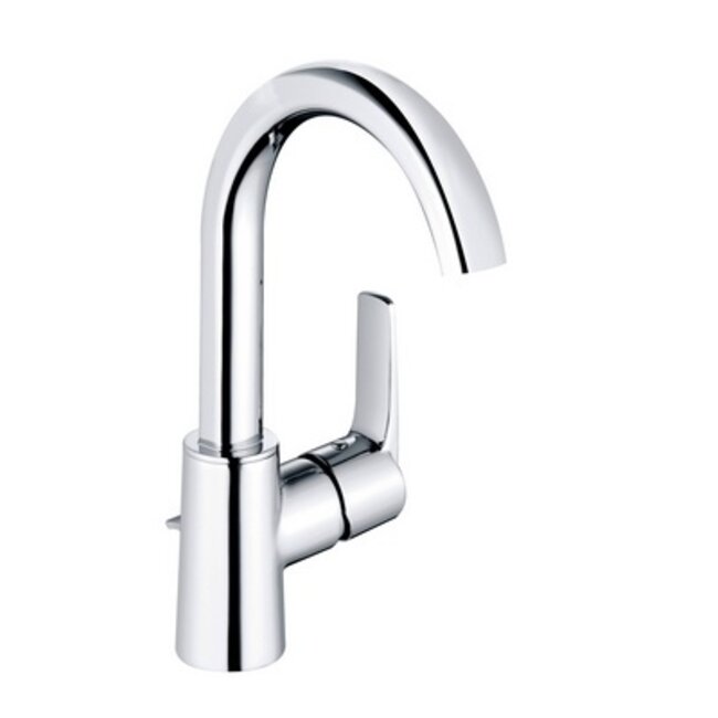 RIMINI WASTAFELKRAAN ZWENKBAAR 1/2" CHROOM