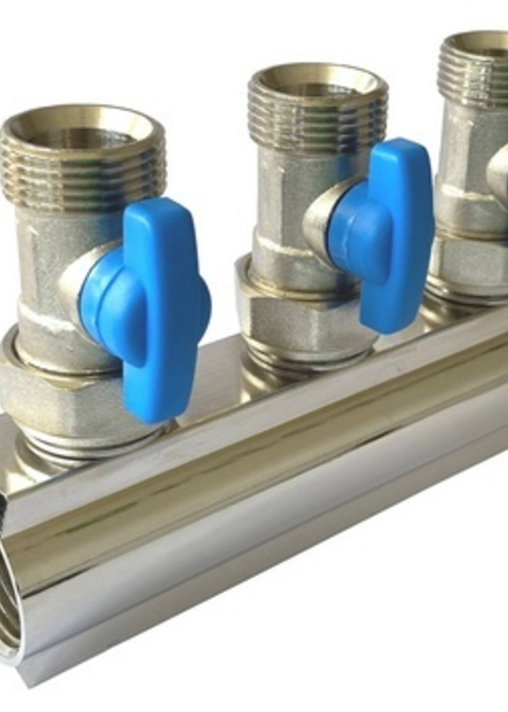 MOUNTED. DISTRIBUTOR 4/4"-10 x 3/4" EURO-CONE- BLUE