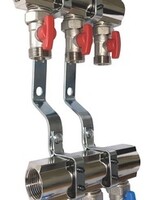 DUBB. GEMONT. VERDELER 4/4"-2 x 3/4" EURO-CONE KRA
