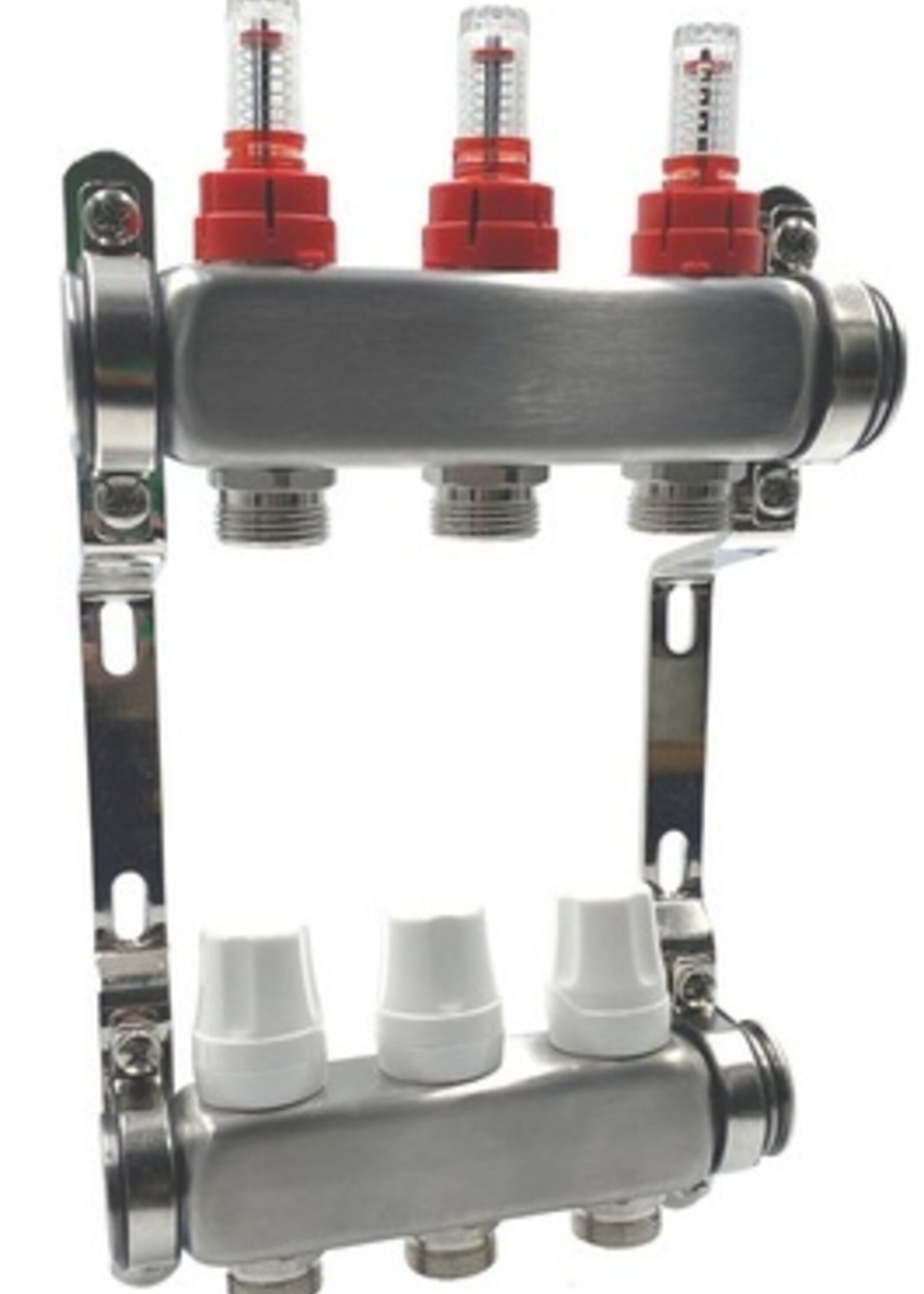 INOX DISTRIBUTOR FLOOR HEATING 2 CIRCUITS