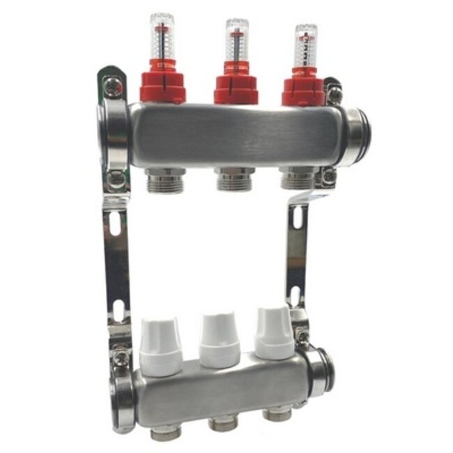 INOX VERDELER VLOERVERW. 2 KRINGEN
