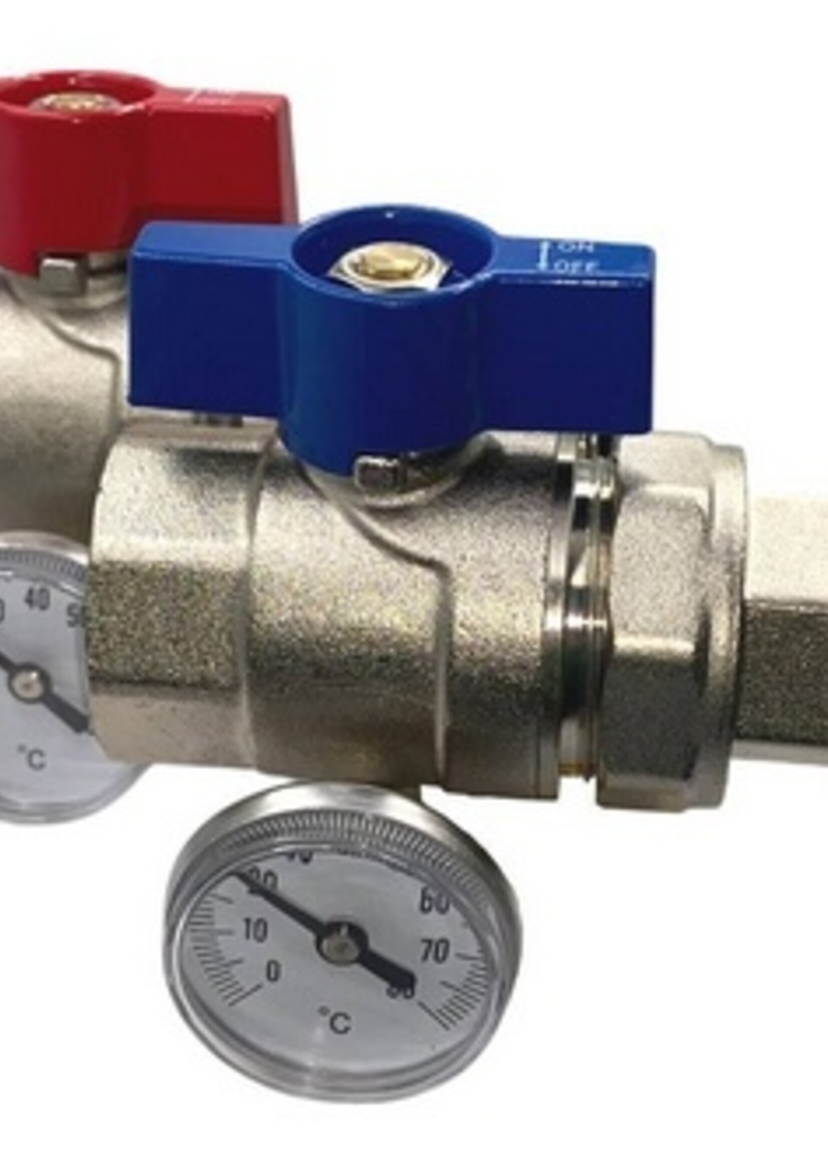 STRAIGHT TAP 4/4" RD VR INOX MANIFOLD