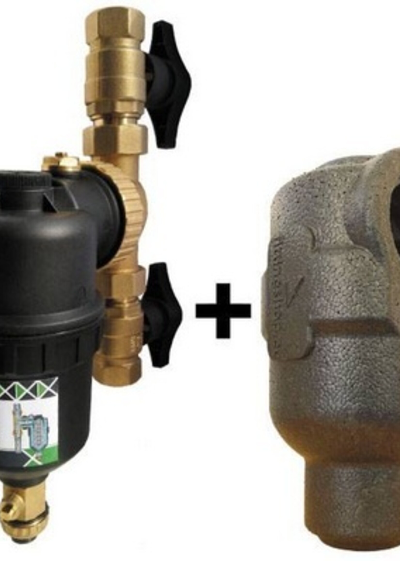 MAGNETIC FILTER 4/4" + taps + insulation