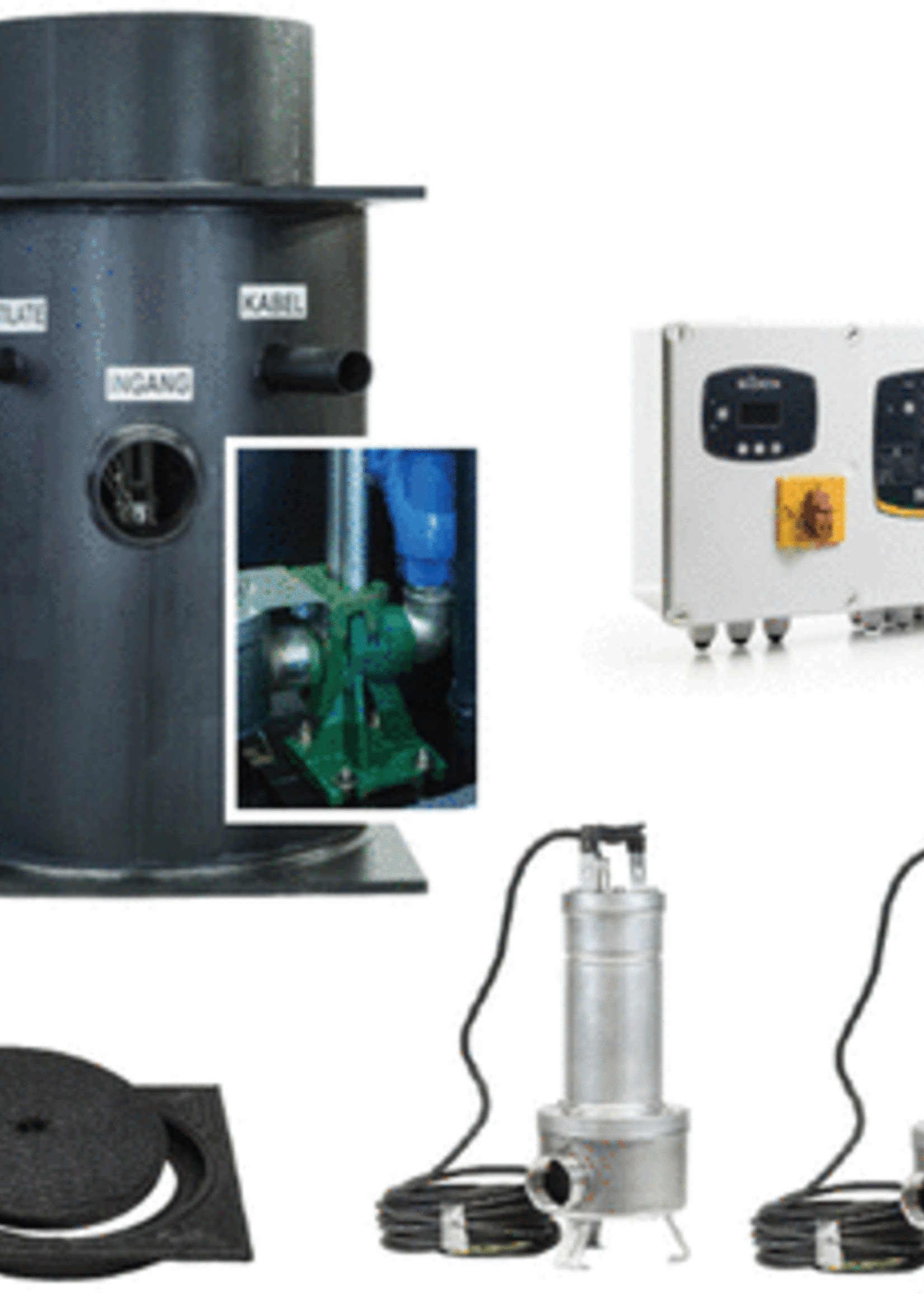 DAB Pumpenschacht PE 1014 Wasserpumpeneinheit (Schmutz-/Regenwasser)