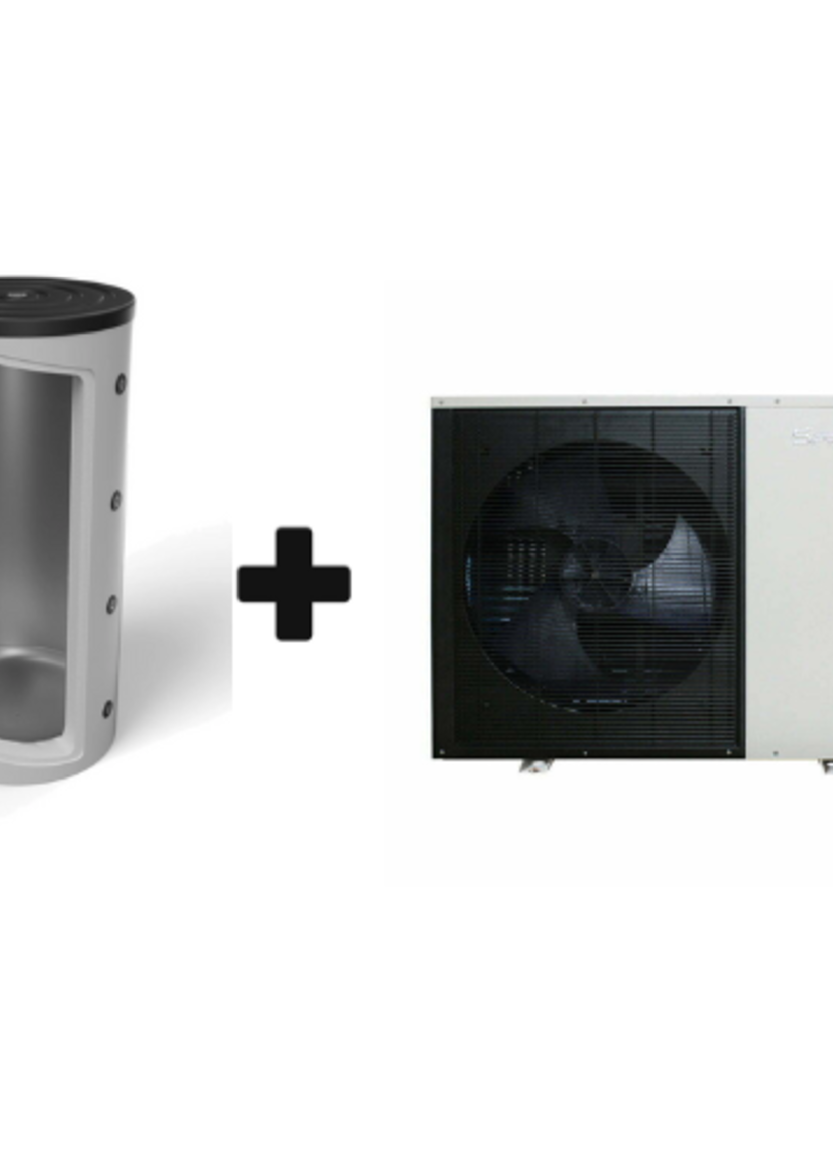 Incl. Installatie Hybride 6kW SPRSUN Monobloc Warmtepomp CGK015V3LB + 50L Buffertank