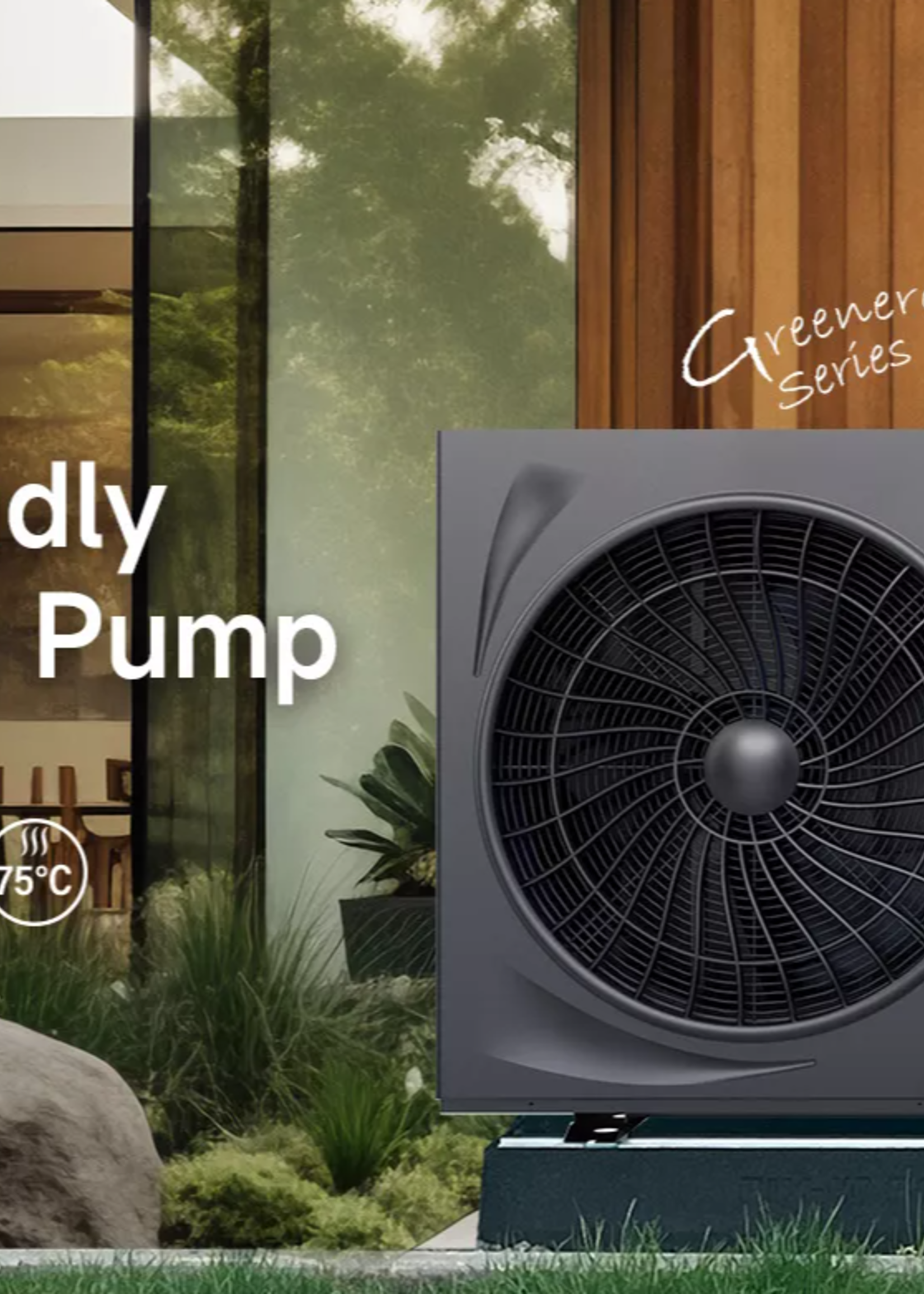 SPRSUN Commercial Monoblock Heat Pump CGK-080V4P-B / CGK-100V4P-B – 25 / 30 kW – R290