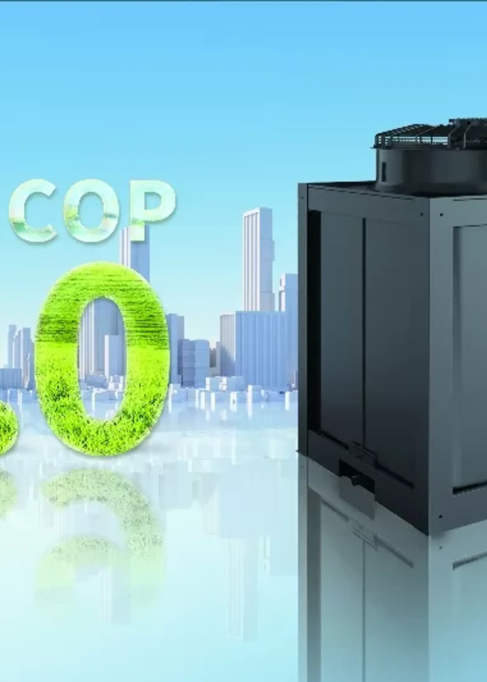 SPRSUN Gewerbliche Monoblock-Wärmepumpe CGK-080V4P-B / CGK-100V4P-B – 25 / 30 kW – R290