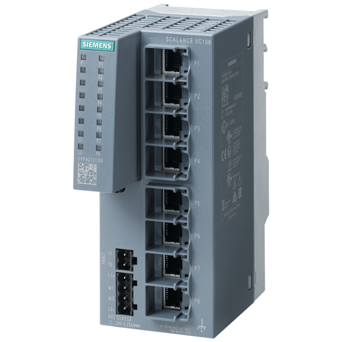 Siemens PLC Materialen 6GK5108-0BA00-2AC2