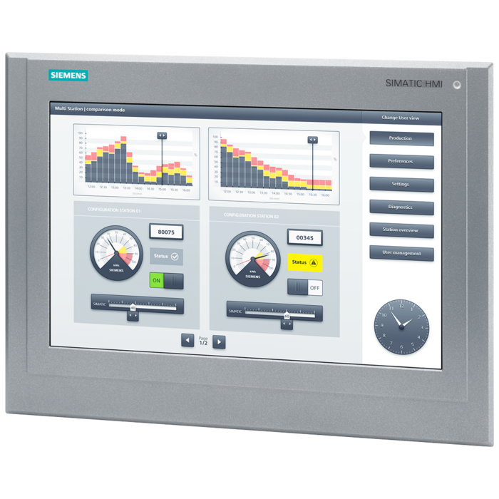 Siemens 6AV2124-0QC13-0AX0 SIMATIC HMI TP1500