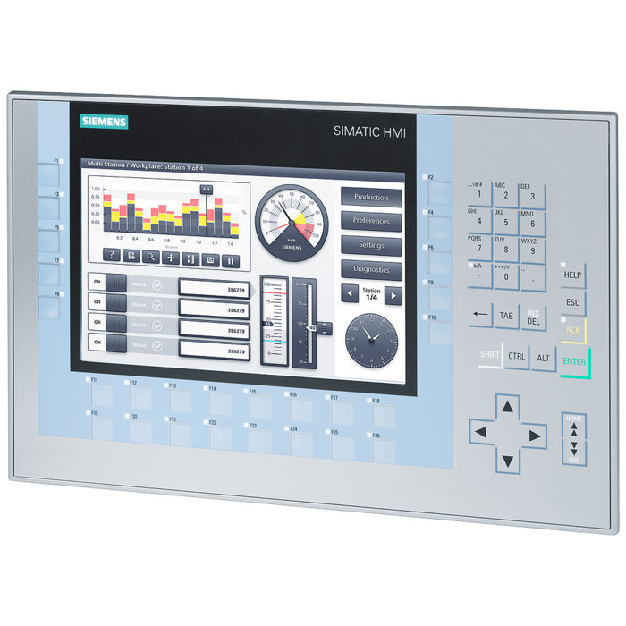 Siemens 6AV2124-1GC01-0AX2 HMI Key Panel 900