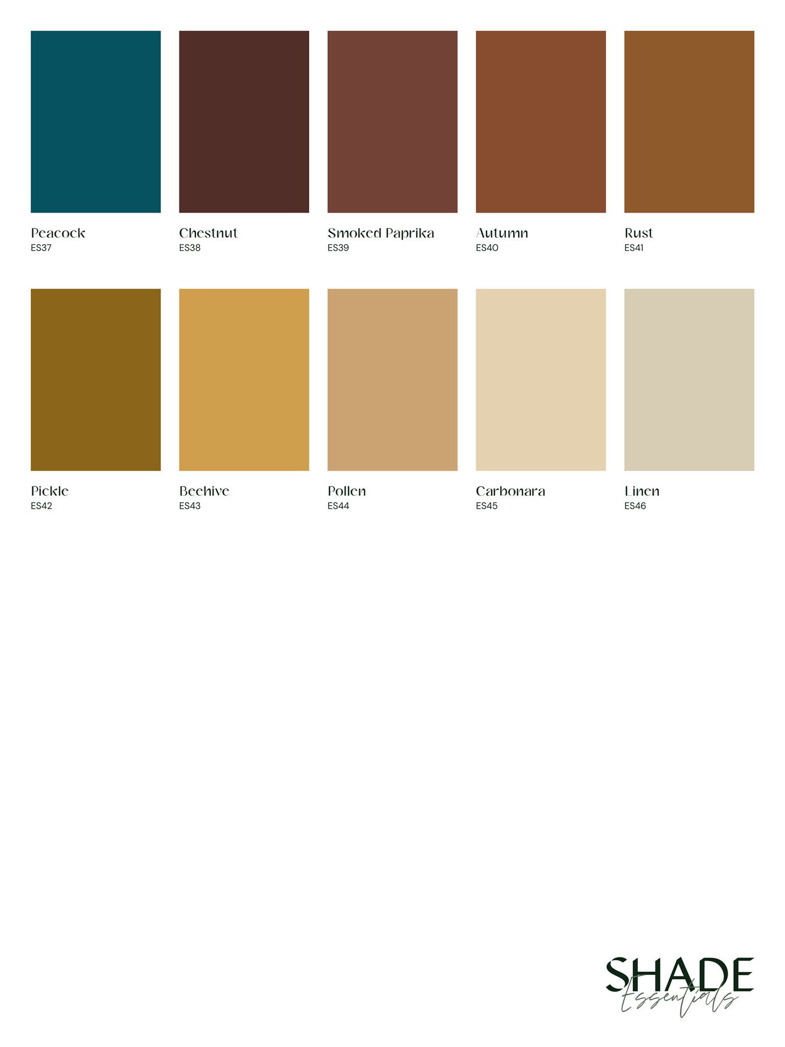 Set van 2 Kleurenwaaiers - Shade Essentials en Shade By Kelly