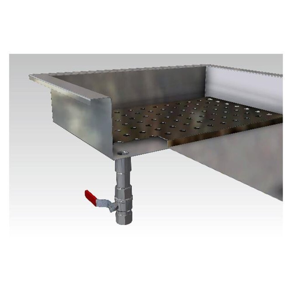 Combisteel Crushed ice bak 4 1 gn inbouw rvs aisi 304 | 7013.2735 Combisteel Crushed ice bak 4 1 gn inbouw rvs aisi 304 | 7013.2735