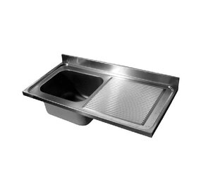 Combisteel 700 spoeltafelblad 1 rechts 1200 Combisteel 700 spoeltafelblad 1 rechts 1200