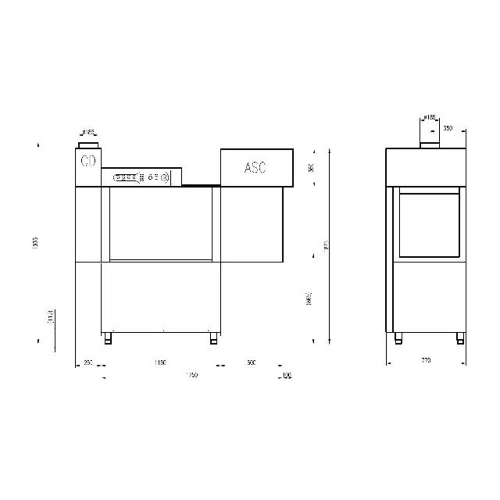 Combisteel Korventransportmachine pl cd | 7280.0090 Combisteel Korventransportmachine pl cd | 7280.0090