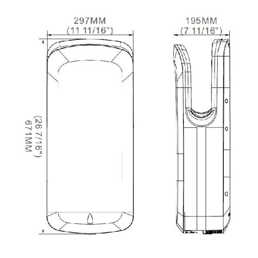 Combisteel Handendroger hd-91 | 7270.0005 Combisteel Handendroger hd-91 | 7270.0005