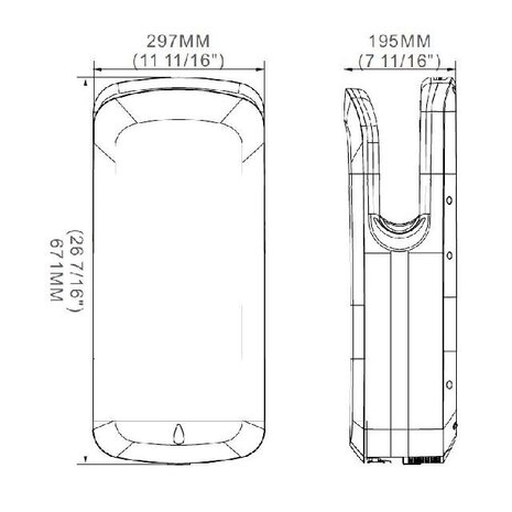 Combisteel Handendroger hd-91 | 7270.0005 Combisteel Handendroger hd-91 | 7270.0005