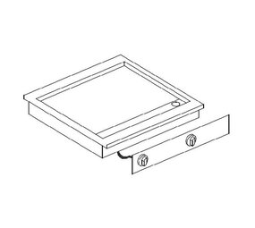 Combisteel El.bakplaat chroom 400v Combisteel El.bakplaat chroom 400v