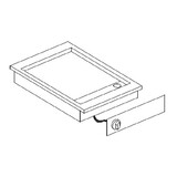 Combisteel El.bakplaat chroom 400v Combisteel El.bakplaat chroom 400v