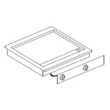 Combisteel El.bakplaat glad groot 400v Combisteel El.bakplaat glad groot 400v