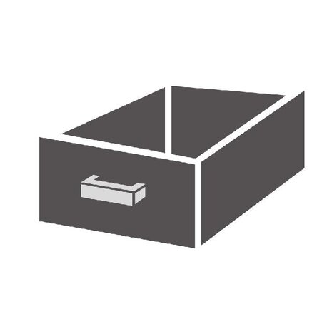 Combisteel Ladenblok 1 lade | 7451.0190 Combisteel Ladenblok 1 lade | 7451.0190