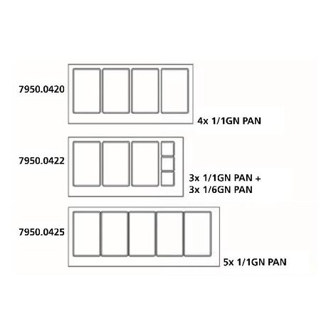 Combisteel 700 koelwerkbank glas recht 2 deuren 3x 1 1 + 3x 1 6 gn pan | 7950.0422 Combisteel 700 koelwerkbank glas recht 2 deuren 3x 1 1 + 3x 1 6 gn pan | 7950.0422