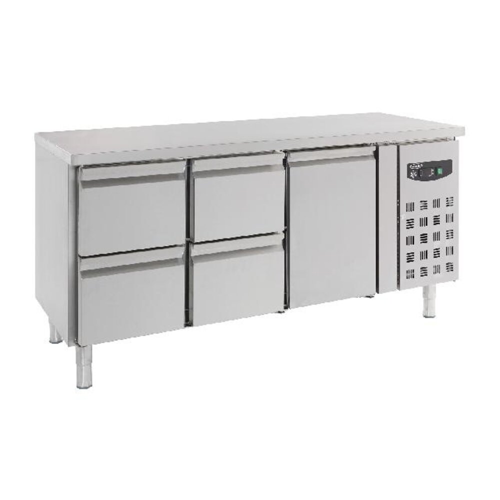 Combisteel 700 koelwerkbank 1drs 4 laden | 7950.0215 Combisteel 700 koelwerkbank 1drs 4 laden | 7950.0215