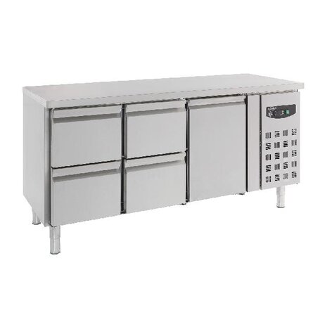Combisteel 700 koelwerkbank 1drs 4 laden | 7950.0215 Combisteel 700 koelwerkbank 1drs 4 laden | 7950.0215