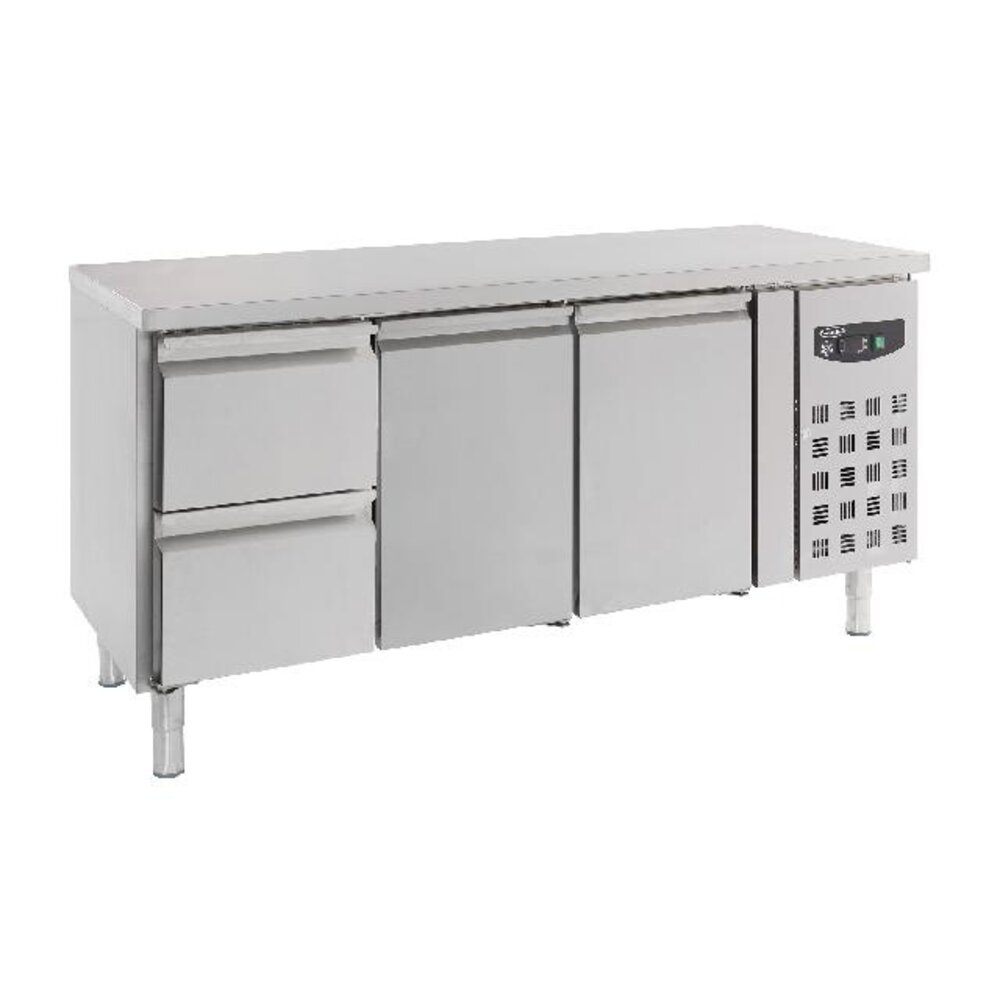Combisteel 700 koelwerkbank 2drs 2 laden | 7950.0205
