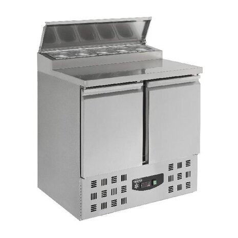 Combisteel Saladette 2 deurs 5x1 6 gn pan | 7950.0095 Combisteel Saladette 2 deurs 5x1 6 gn pan | 7950.0095