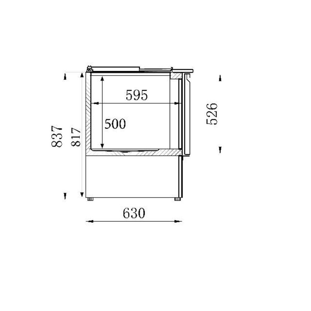 Combisteel Gekoelde saladette 3 drs | 7950.0094 Combisteel Gekoelde saladette 3 drs | 7950.0094