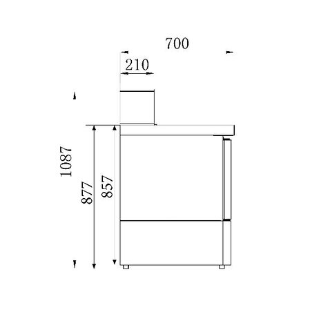 Combisteel Pizzawerkbank 2 drs | 7950.0070 Combisteel Pizzawerkbank 2 drs | 7950.0070