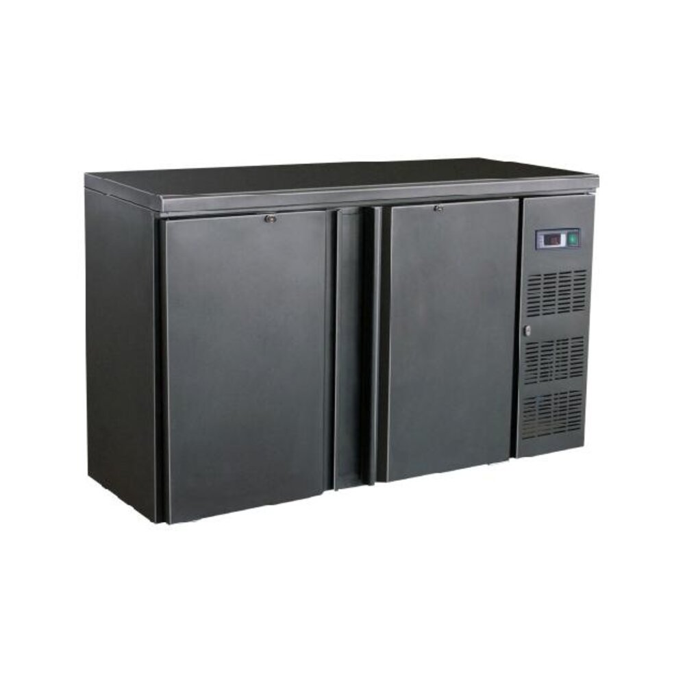 Combisteel Barcooler zwart 2 deurs | 7450.0315 Combisteel Barcooler zwart 2 deurs | 7450.0315
