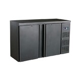 Combisteel Barcooler zwart 2 deurs Combisteel Barcooler zwart 2 deurs
