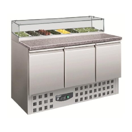 Combisteel Pizzawerkbank 3 deuren | 7450.0220 Combisteel Pizzawerkbank 3 deuren | 7450.0220