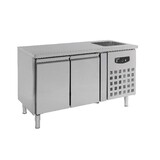 Combisteel 700 koelwerkbank spoelbak 2 deuren Combisteel 700 koelwerkbank spoelbak 2 deuren