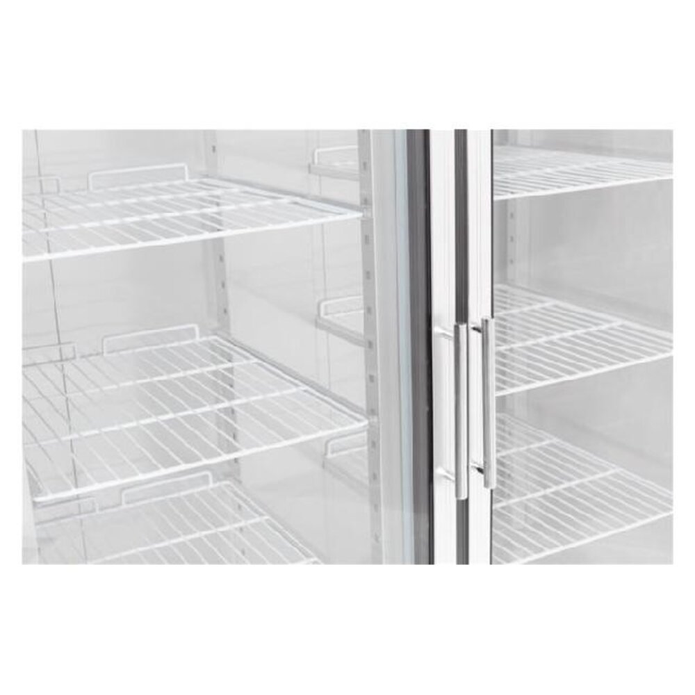 Combisteel Koelkast rvs 2 glasdeuren | 7450.0154 Combisteel Koelkast rvs 2 glasdeuren | 7450.0154