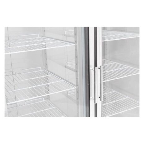 Combisteel Koelkast rvs 2 glasdeuren | 7450.0154 Combisteel Koelkast rvs 2 glasdeuren | 7450.0154