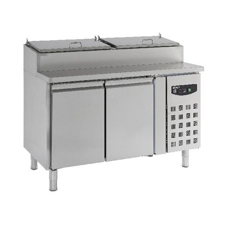 Combisteel Saladette 2 deuren 6x1 3gn pan | 7450.0102 Combisteel Saladette 2 deuren 6x1 3gn pan | 7450.0102