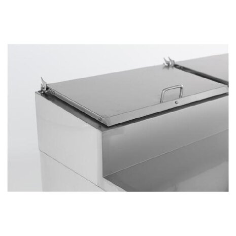 Combisteel Saladette 2 deuren 6x1 3gn pan | 7450.0102 Combisteel Saladette 2 deuren 6x1 3gn pan | 7450.0102