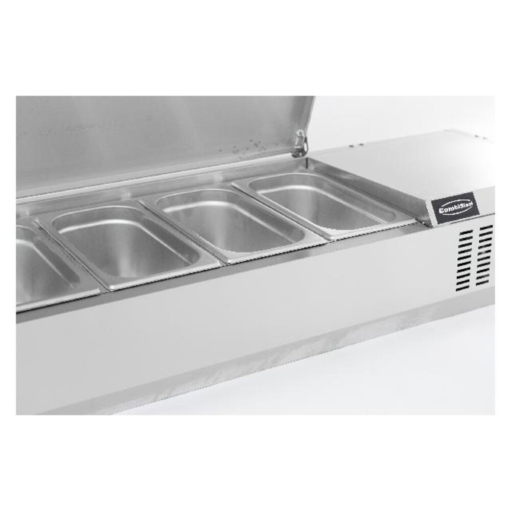 Combisteel Opzetvitrine rvs deksel 1 4 gn x 10 | 7450.0029 Combisteel Opzetvitrine rvs deksel 1 4 gn x 10 | 7450.0029