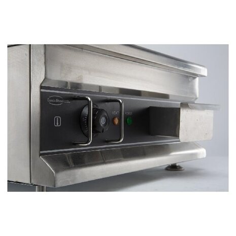 Combisteel Elektrische bakplaat chroom | 7455.1055