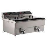 Combisteel Elektrische tafelfriteuse 2x10 l Combisteel Elektrische tafelfriteuse 2x10 l