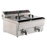 Combisteel Elektrische tafelfriteuse 2x8 l Combisteel Elektrische tafelfriteuse 2x8 l
