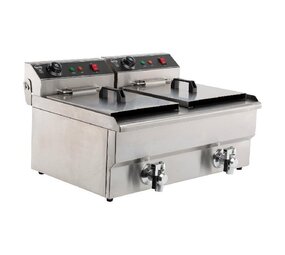 Combisteel Elektrische tafelfriteuse 2x8 l Combisteel Elektrische tafelfriteuse 2x8 l