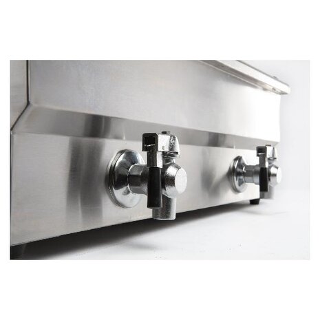 Combisteel Elektrische tafelfriteuse 2x8 l | 7455.1005